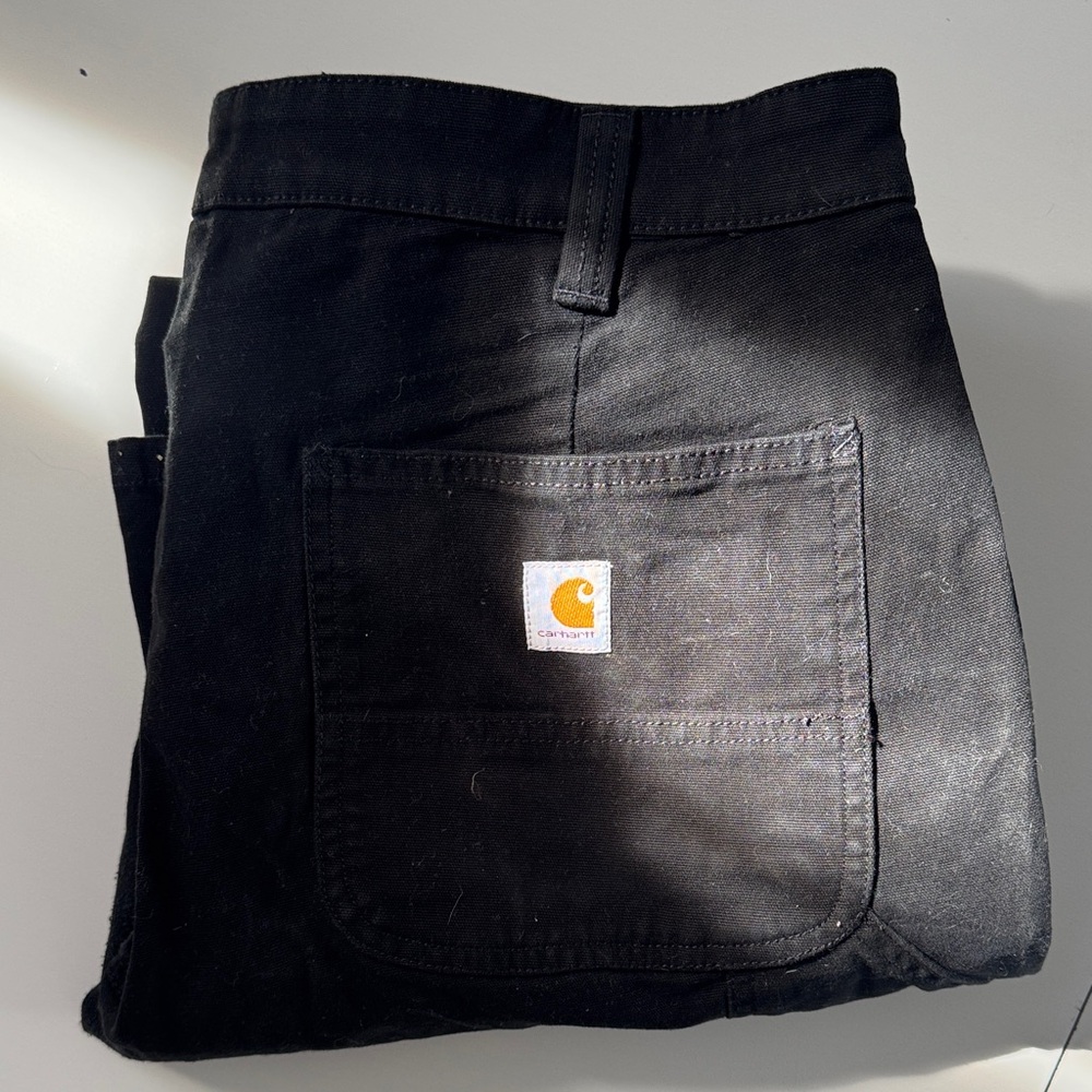 Carhartt women’s Black Straight Work Tough Jeans